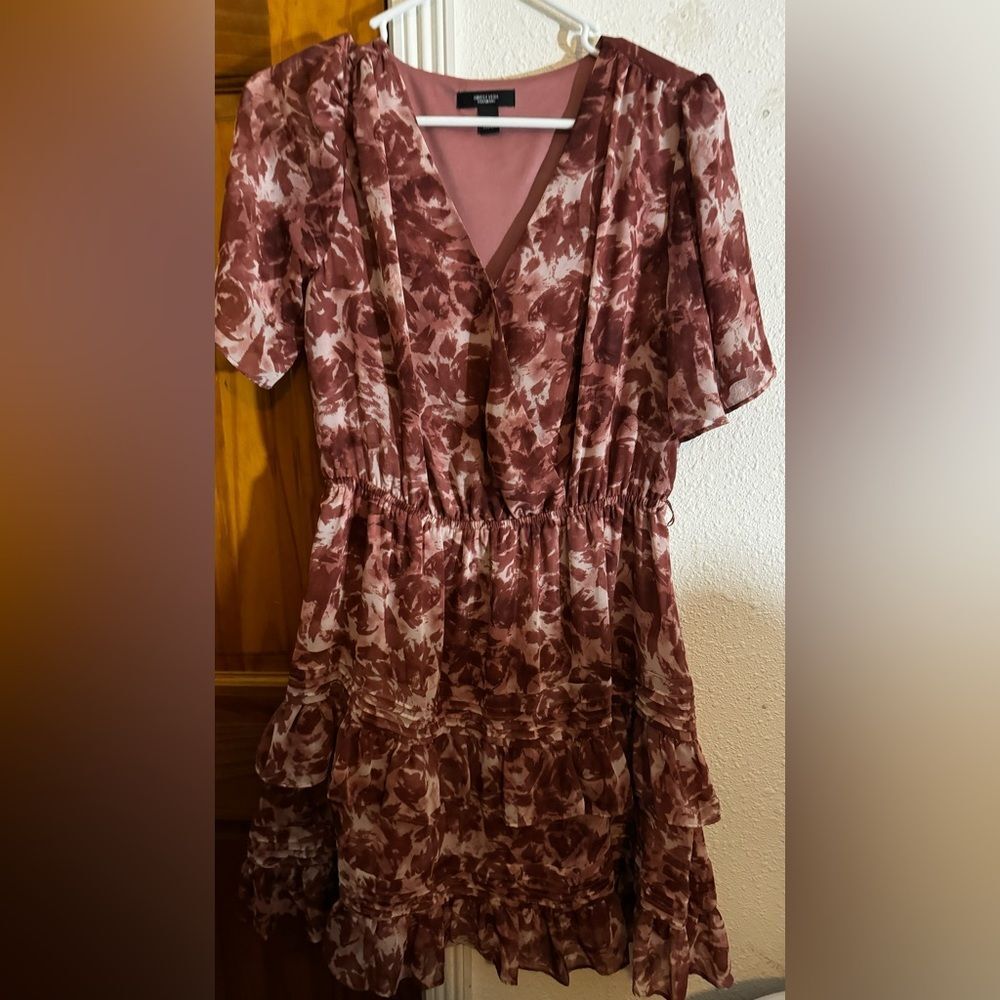 Simply Vera Vera Wang Ruffle Above Knee & Mini Dresses for Women Small